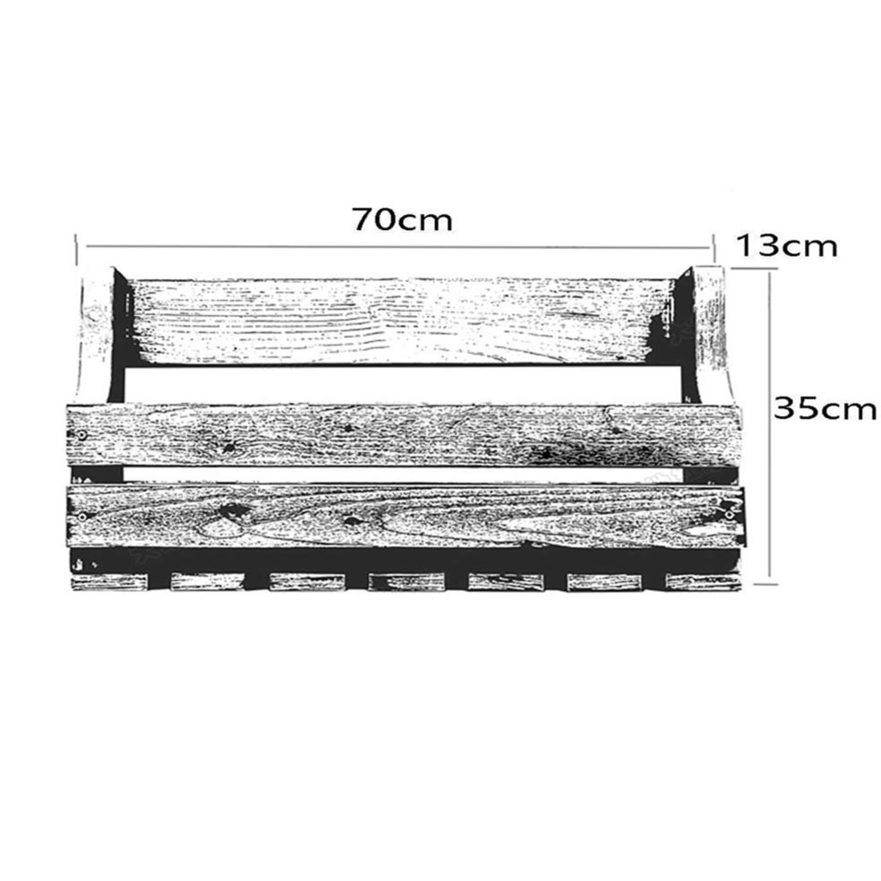 Настенная винная полка 