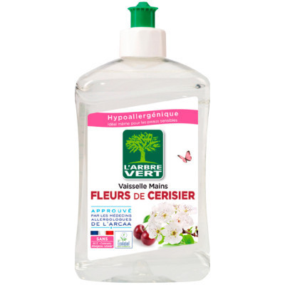 Средство для ручного мытья посуды L'Arbre Vert Цвет вишни 500 мл (3450601028434/3450601047138) Винница - изображение 1