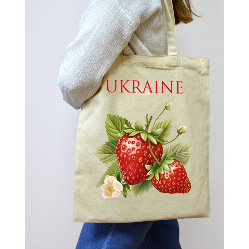 Екошопер BookOpt BK4086 Полуниця. Дивовижні ласощі, даровані природою бежевий Киев - изображение 9