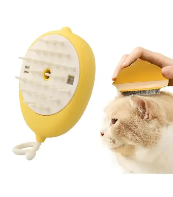 Паровая щетка массажная для ухода за шерстью животных 4 в 1 Pet comb Коломия - фото 1