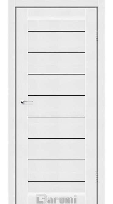 Двері LEONA. Полотно, екошпон Білий мат BLK Київ - фото 1