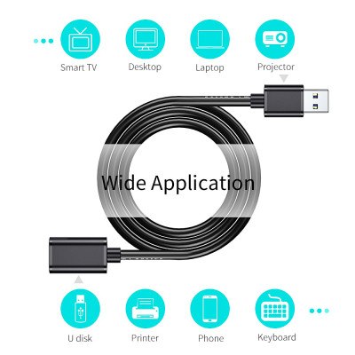 Дата кабель USB 3.0 AM/AF 1.0m Essager (EXCAM-YT01) Вінниця - фото 9