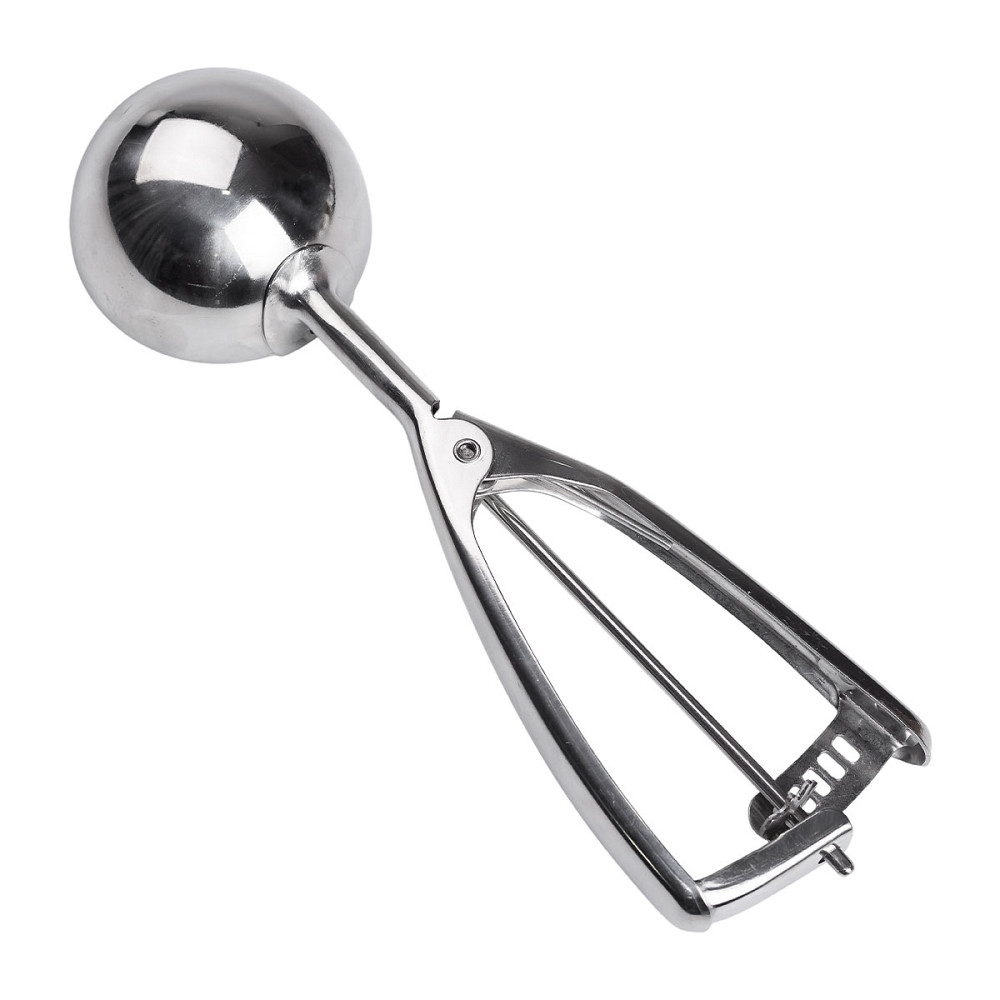 Кругла ложка для морозива 22×6,5 см з нержавіючої сталі HP-19-20-6.5x22.8CM Коломия - фото 3