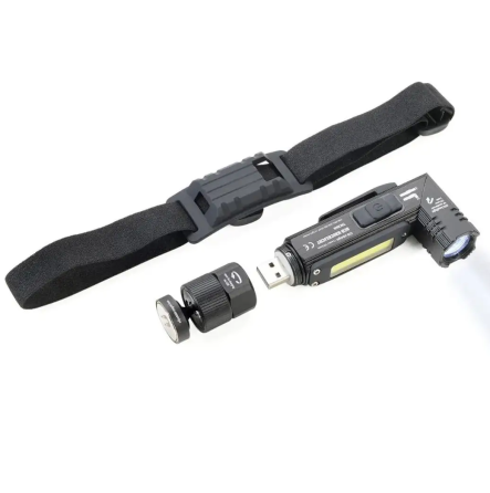 Фонарь гибкий многофункциональный Troika с красным светом 150лм Титан Киев