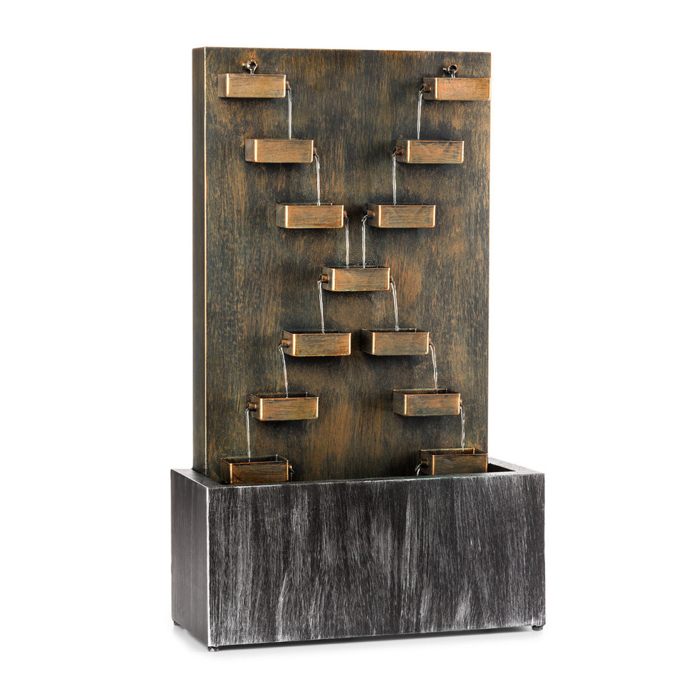 Садовий фонтан з переходом через річку в/на відкритому повітрі 6 Вт насос 10 м оцинкований кабель (Німеччина, Рівне - фото 1