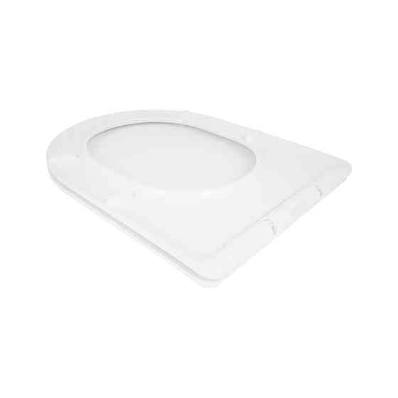 Сидіння для унітаза Qtap (Taurus 520) 455x365x38 мм, White, з мікроліфтом, Slim Duroplast, Quick Release QTSC179W49384 Київ