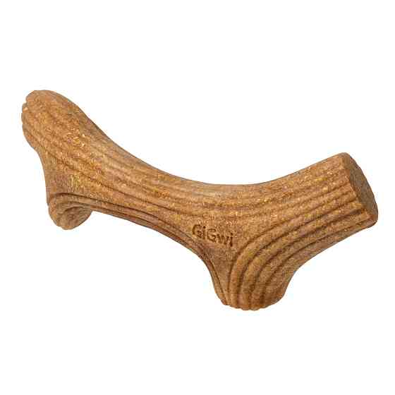 Іграшка для собак Ріг жувальний GiGwi Wooden Antler, дерево, полімер, L Київ