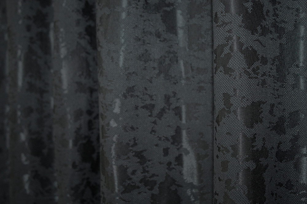 Комплект готовых штор VR-Textil Лен мрамор Pavliani ХО № 1262ш Графитовый 150х280 см 2 шт (33-0106) Киев - изображение 8