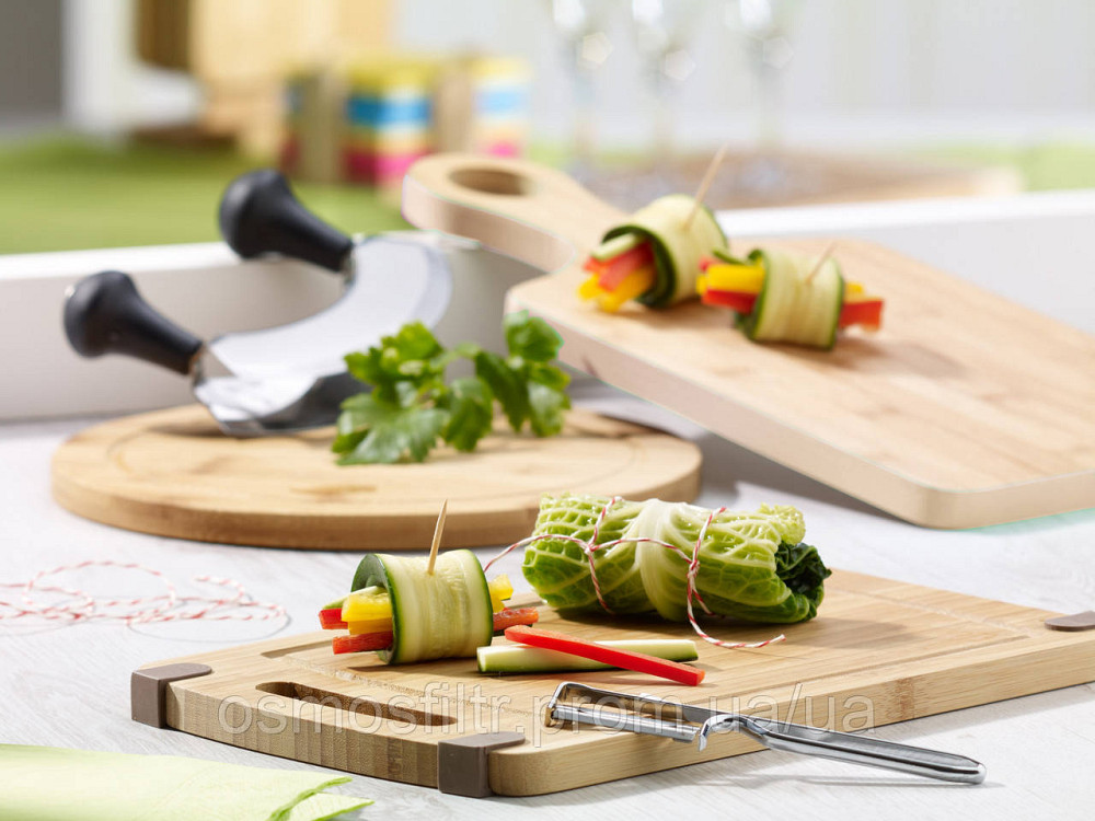 Ніж подвійний Axentia 17х14х4 см для шинкування зелені нерж (200509) Київ - фото 7