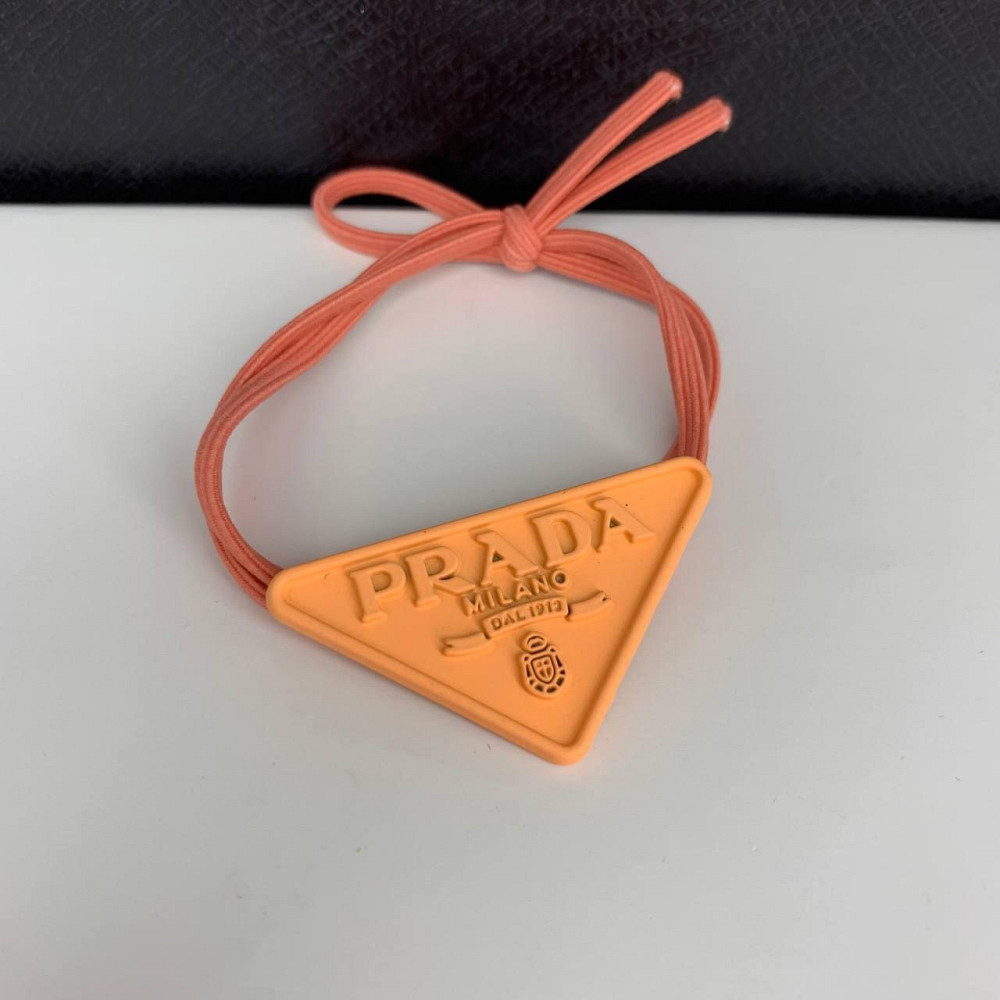 Брендова гумка для волосся Прада Prada, жовтогаряча Одеса - фото 1
