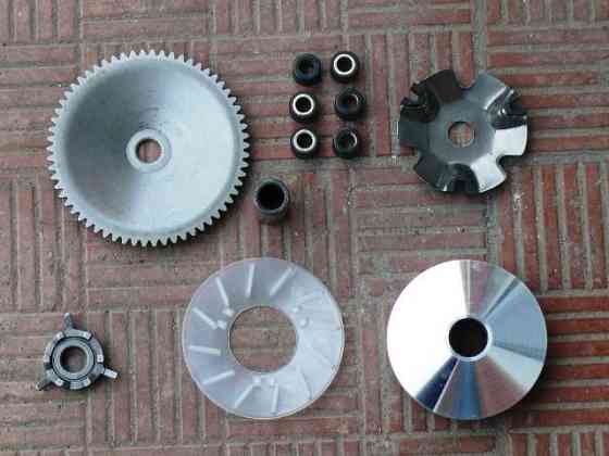 Варіатор передній скутер Хонда DIO AF27 (палець, щока, хрест, крильчатка) Мукачево