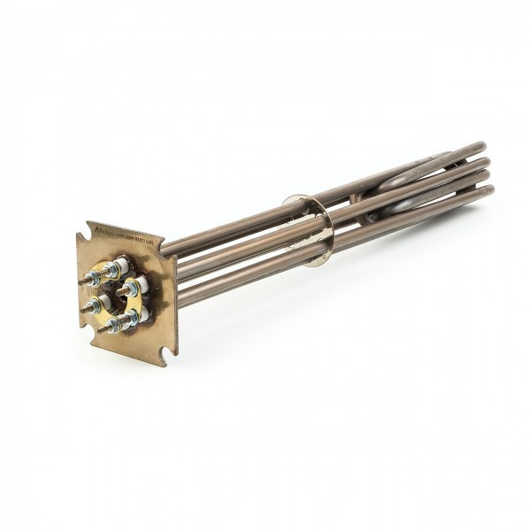 Блок ТЕН 10500 Вт фланець 75х75 мм скріпка нерж Tenko Київ - фото 1