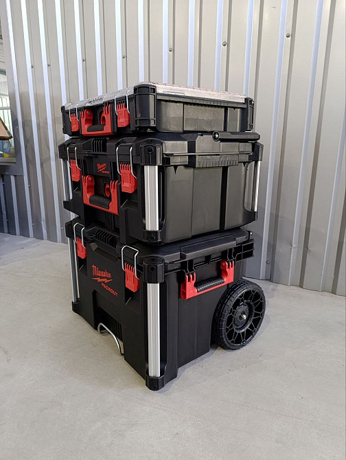 Візок на коліщатах з ящиками для інструментів (транспортувальний комплект) MILWAUKEE PACKOUT 4932499041 Одесса - изображение 4
