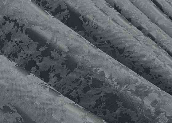 Комплект штор VR-Textil Льон Мармур 150х270 2шт і Тюль 500х270 1262ш-115т Графітовий з білим 71-124/4 Київ