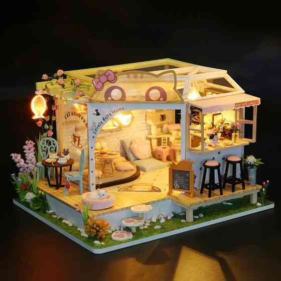 3D Румбокс DIY  "Cat Cafe"+ Пилозахисний купол  M2111Z Київ