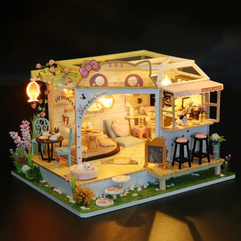 3D Румбокс DIY  "Cat Cafe"+ Пилозахисний купол  M2111Z Київ - фото 3