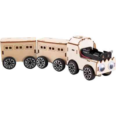 Конструктор Stem Поїзд Дерев'яний на батарейках (3858894673681) Вінниця