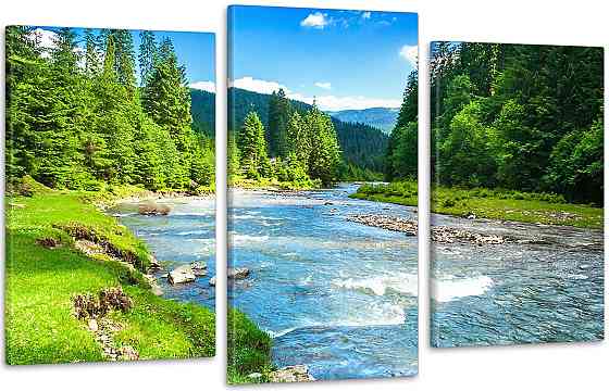 Модульна картина Гірська річка Art-169_3 Київ