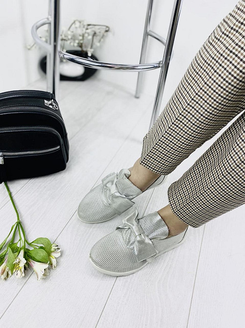 Sothby 's Сліпони жіночі Sothby 's K-378/3 срібні (весна-літо, шкіра натуральна) (3305) 36р.38р Коломыя - изображение 3