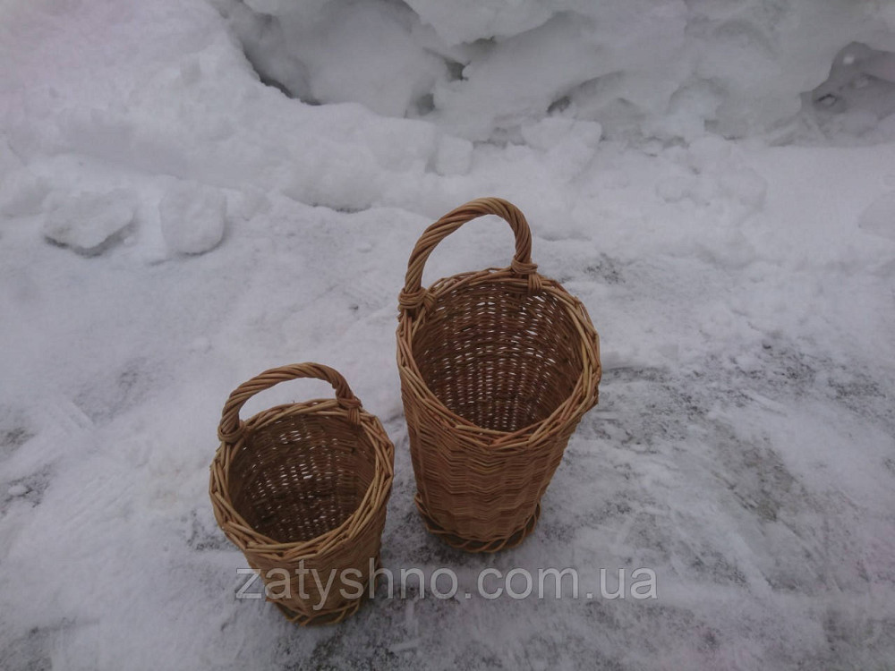 Набор маленьких плетеных корзинок Киев - изображение 4