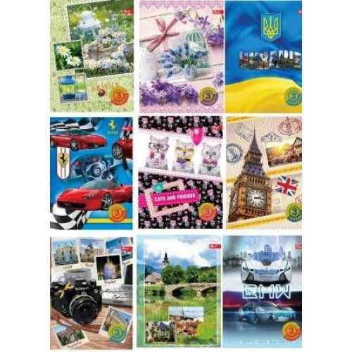 Зошит "Скат" 120арк. клітинка ТП-21 формат А-5 (інтегрований, 3предм), шт Київ - фото 1