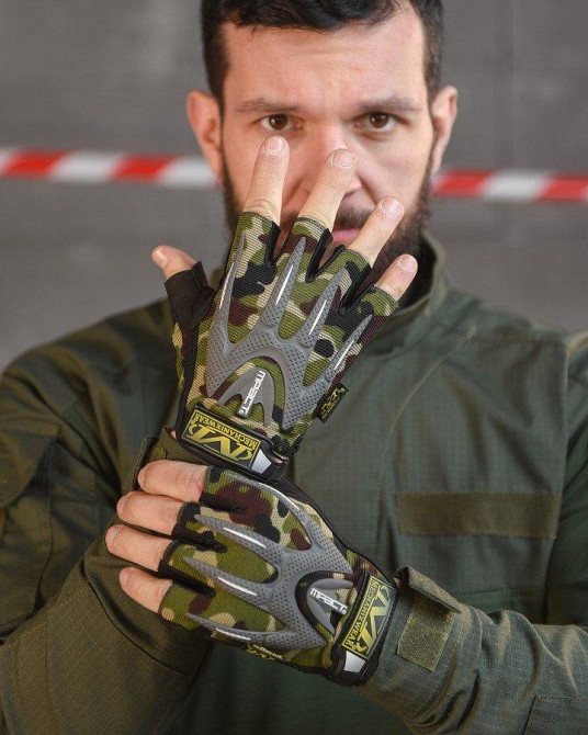 Перчатки тактичні чоловічі безпалі M-PACT Mechanix Одеса - фото 2