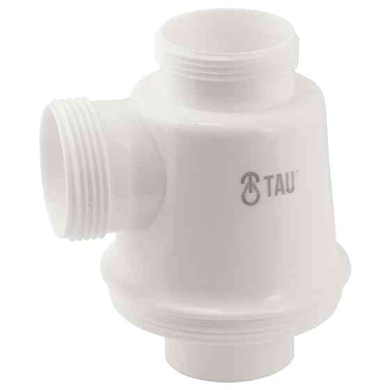 TAU Сифон для кухонной мойки с пластиковым выпуском 3½" выводом под стир. машину квадратным пер Киев