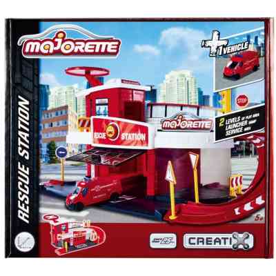 Игровой набор Majorette Креатикс. Пожарная станция,1 машинка (2050038) Винница