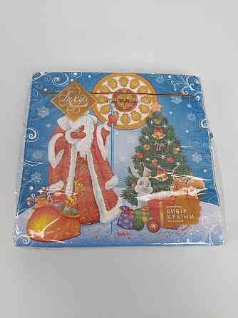 Салфетки бумажнае новогодние(ЗЗхЗЗ, 18шт)