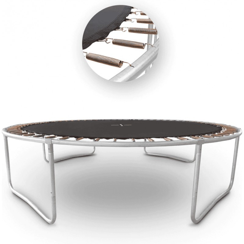 Батут OUTTEC Pumpkin з внутрішньою сіткою 12 футів 366 см чорний Київ - фото 6