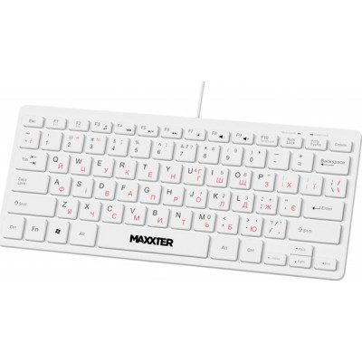 Клавиатура Maxxter KBM-C01W-UA USB UA White (KBM-C01W-UA) Винница - изображение 2