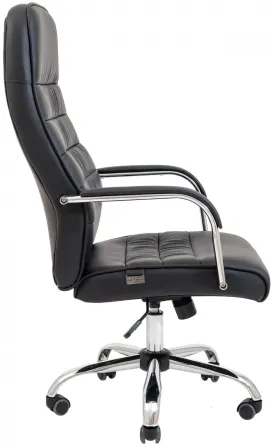 Офісне Крісло Керівника Richman Lion Хром М2 AnyFix Чорний Київ
