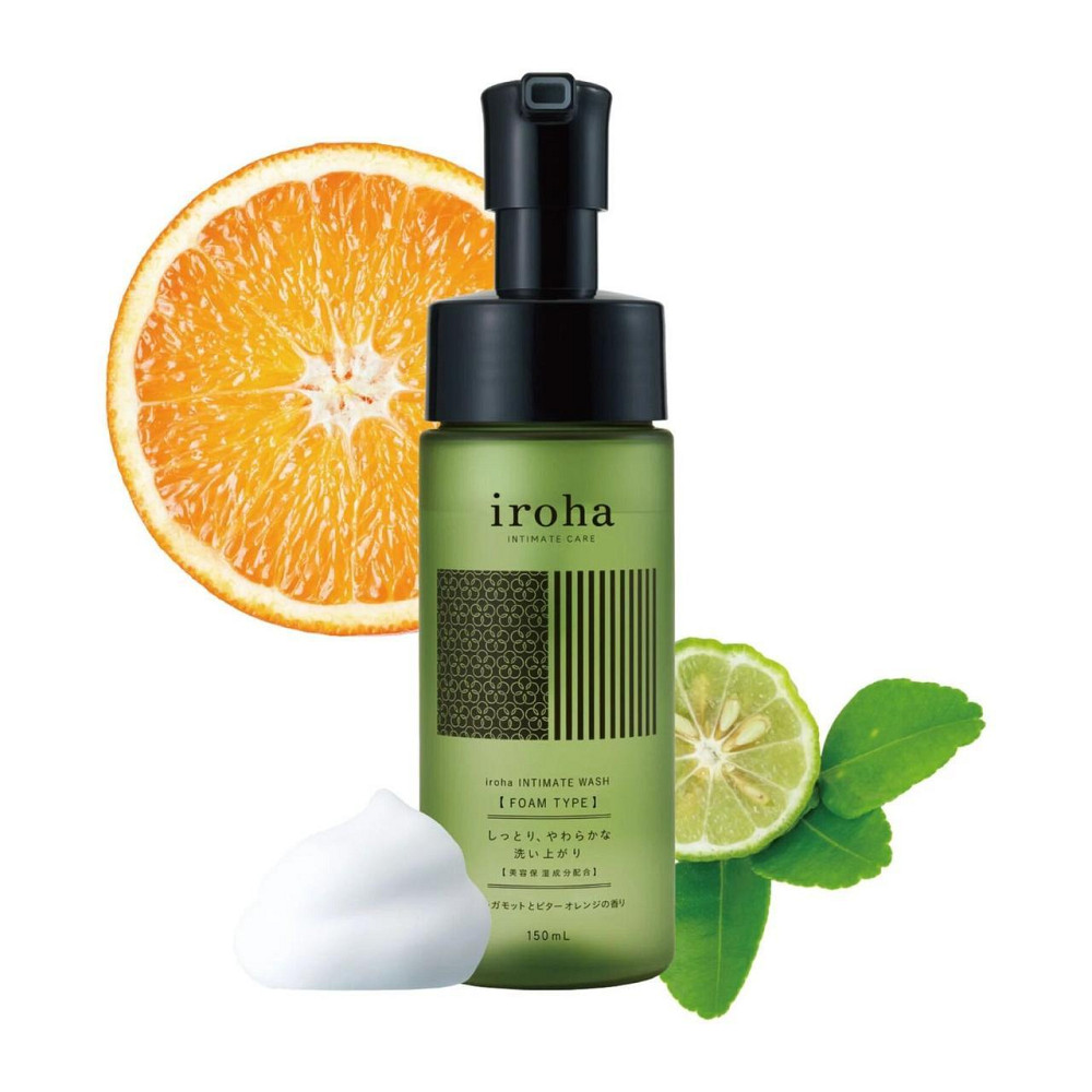 Піна для інтимного догляду Iroha Intimate Wash Foam Type Bergamot and Bitter Orange 150 мл Sex Aura Київ - фото 2