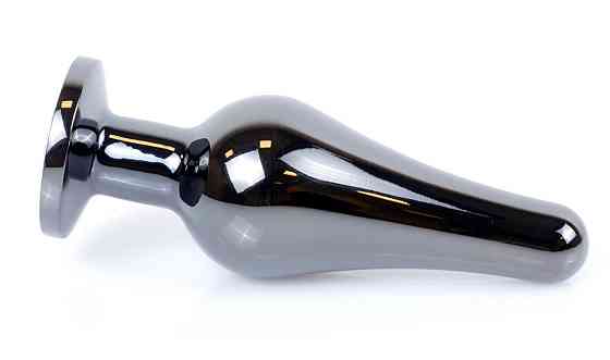 Анальна пробка Boss Series - Jewellery Dark Silver BUTT PLUG Black, BS6400056 Sex Aura Київ