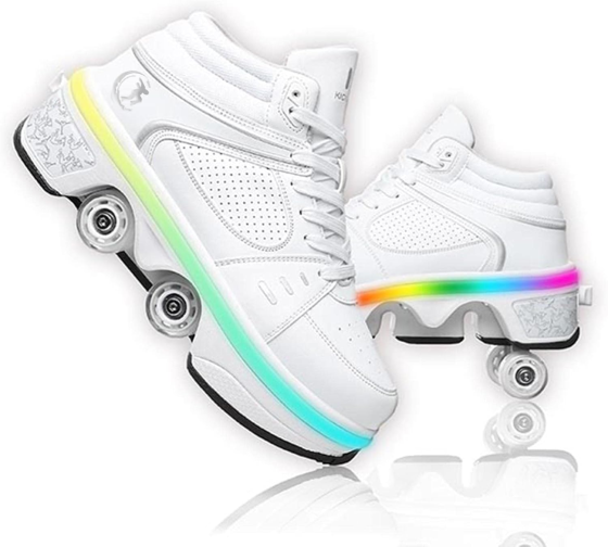 Роликові кросівки, кросівки на колесах з підсвіткою Deformation Roller Skates Луцк