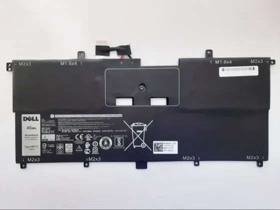 Б/У Читать описание! Аккумулятор батарея для ноутбука Dell XPS 13-9365 NNF1C 46Wh (5940mAh), 4cell, 7.6V, Li-ion, черный Днепр