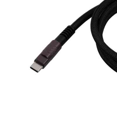 Дата кабель USB-C + USB A to USB-C 1.0m Double-Sleeved Geek black Keychron (CAB21_KEYCHRON) Вінниця
