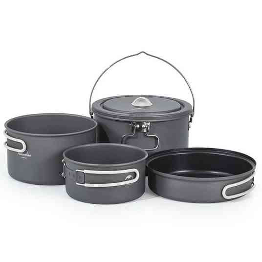 Набор посуды Naturehike CNH22CJ002 2 кастрюли котелок сковородка LQ-52 Львов