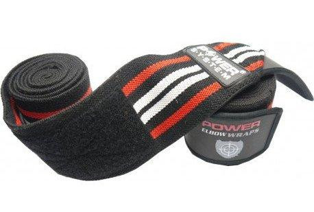 Бинти на коліна Power System PS-3700 Knee Wraps Red/Black (пара) Киев - изображение 2