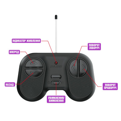 Радиоуправляемая игрушка Sulong Toys Bigfoot Off-road - Violet (1:16, 27 МГц (MHz)) (SL-358RHV) Винница - изображение 2