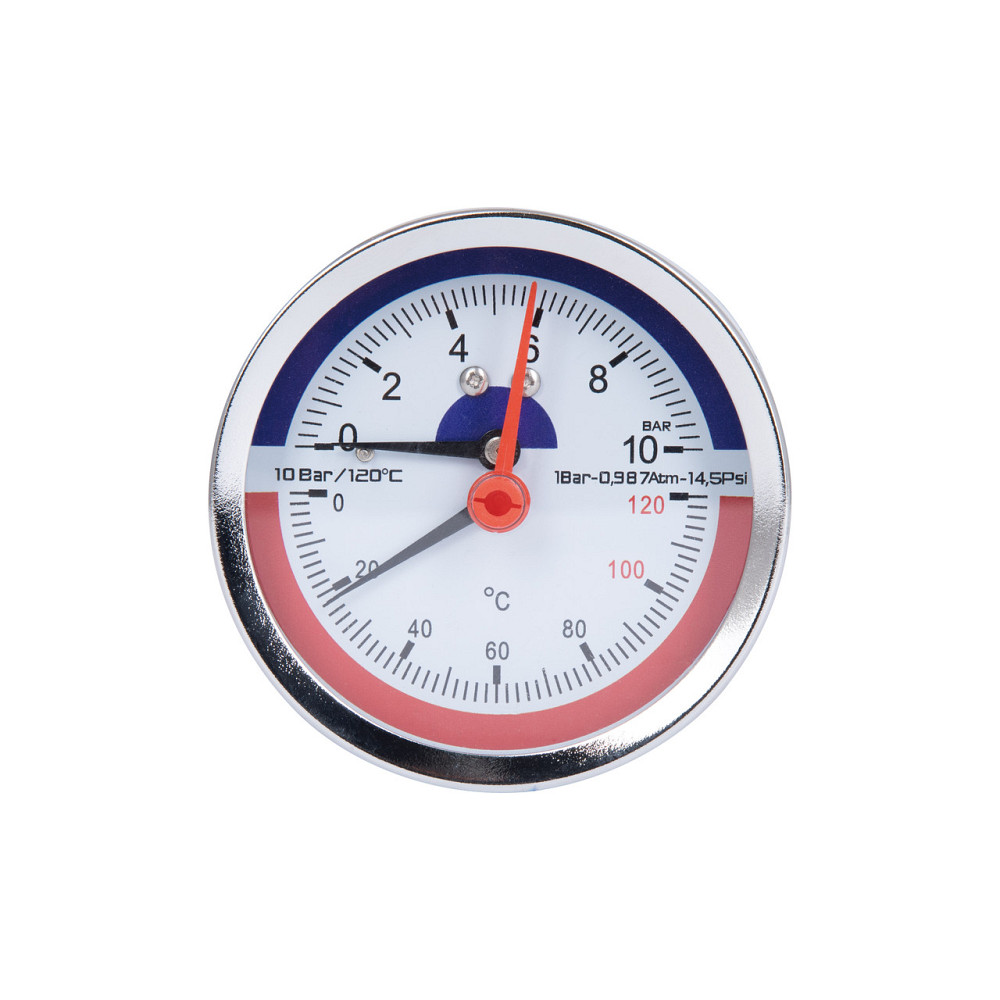 Термоманометр Thermo Alliance Standart 80 мм 1/2", заднє під'єднання SD17310B Київ - фото 1