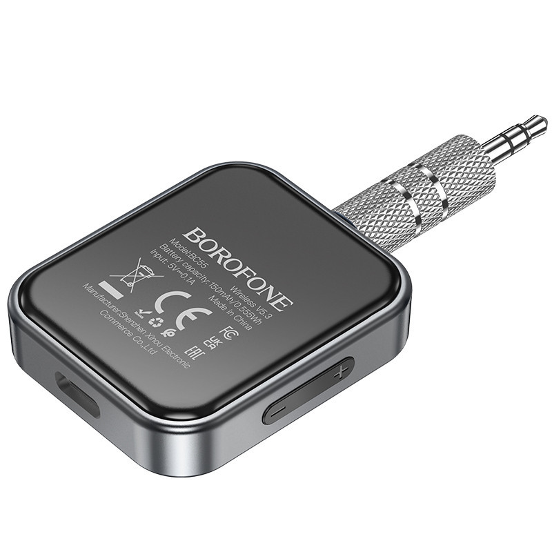 Bluetooth-ресивер BOROFONE BC55 Suave car AUX BT receiver Black Одесса - изображение 6