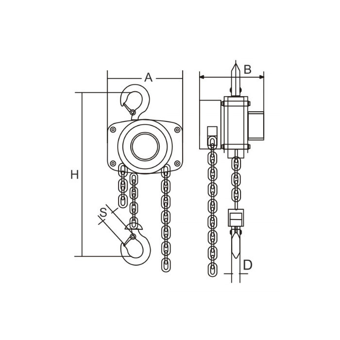 Таль цепная ручная 3,0 т (оборотная 360°) ТМ ABLE 10000 Одесса - изображение 2