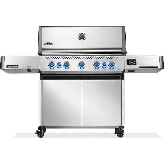 Газовий гриль Napoleon Prestige P 665 Connected з бічною конфоркою Sizzle Zone та вертілем (69632) нерж сталь P665VXRSIBPSS Код: Рівне