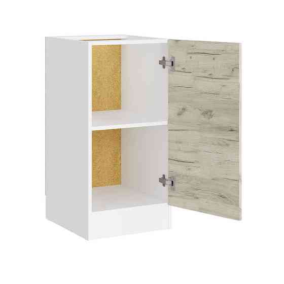 Кухонный модуль нижний Эверест Эко 600 дуб крафт белый/белый (без столешницы) 60х46х82 см (DTM-071025) Львов