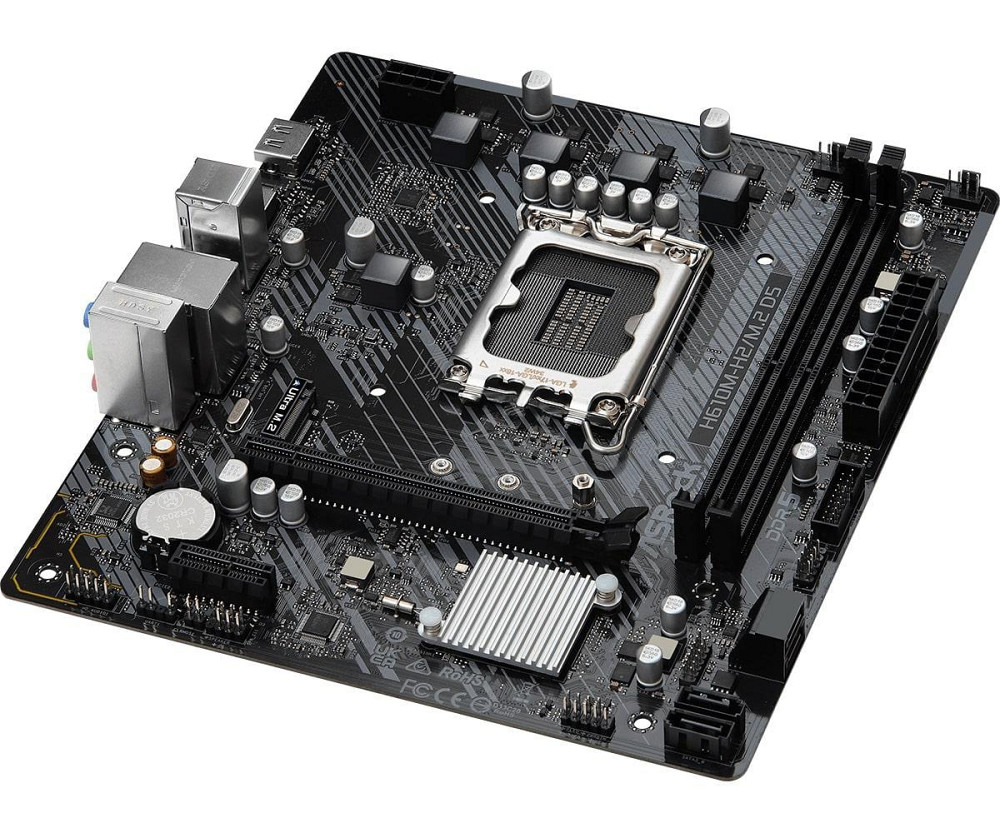 Материнська плата ASRock H610M-H2/M.2 D5 Socket 1700 ( Для настільного ПК ) Харків - фото 2