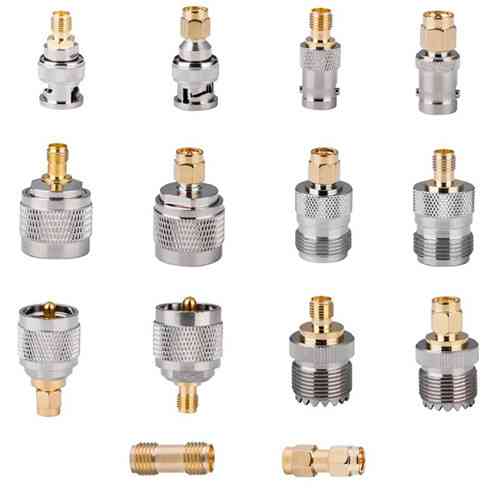 Перехідники для антен комплект 14шт SMA BNC N PL259 SO239 адаптери універсальні Київ