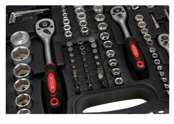 Набір ключів і головок BOXER BX-011S – 172 елементи в кейсі, ідеально для майстра Львів