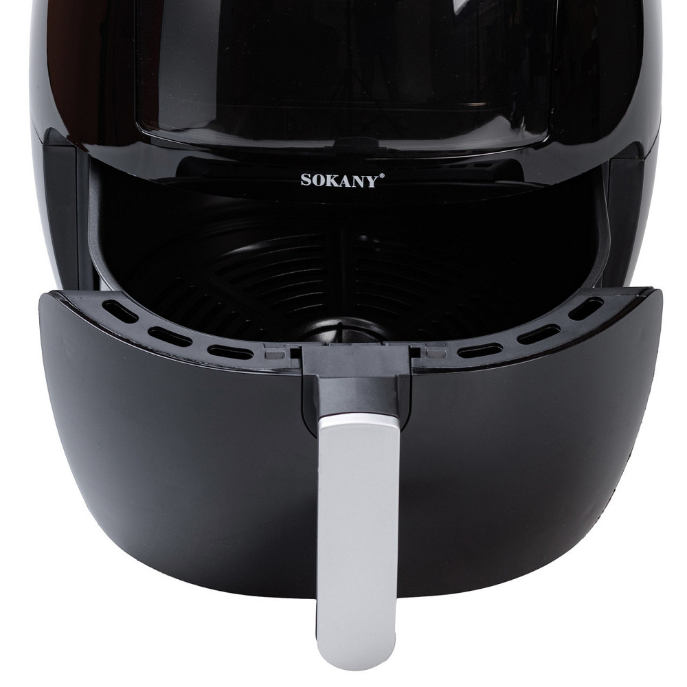 Аэрофритюрница Sokany SK-8013 на 8 литров 1800 Вт черная Киев - изображение 5