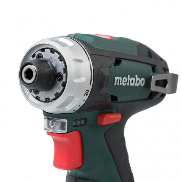 Акумуляторний шуруповерт Metabo PowerMaxx BS Basic 2х2,0 Ач в сумці (600079550) Київ - фото 11